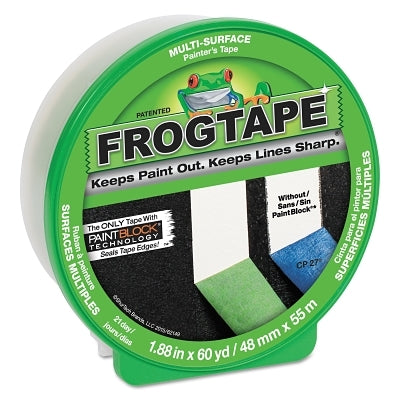 Cintas de pintor multisuperficie FrogTape, 24 mm x 55 m, 5,7 mil, verde