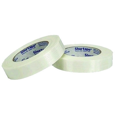 Cinta de flejado de uso general, 2 pulgadas de ancho, 60 yardas de largo, 150 lb/pulgada, blanca