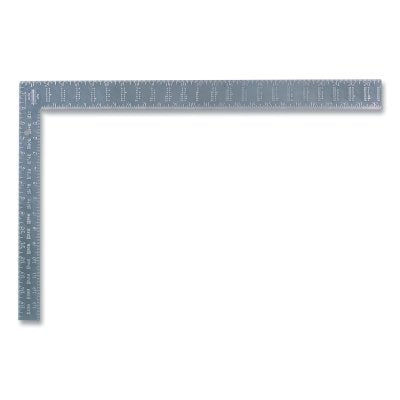 Escuadra de aluminio para vigas, 24 pulgadas de largo, graduación de 1/8 de pulgada