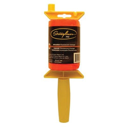 Carrete de línea PRO Mason's, 500 pies, nailon trenzado n.° 18 con carrete, naranja fluorescente