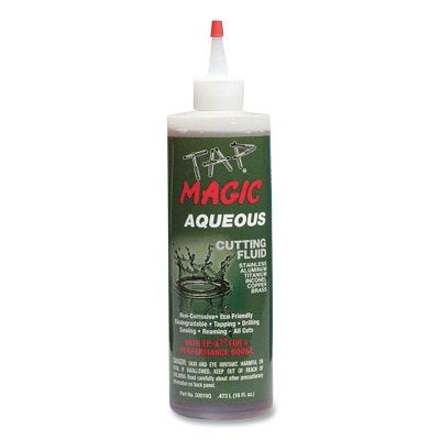 Aceite de corte acuoso, 16 oz, botella flexible, color ámbar, con boquilla