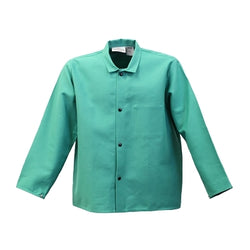 Chaquetas ignífugas, extragrandes, de mezcla de algodón, verdes