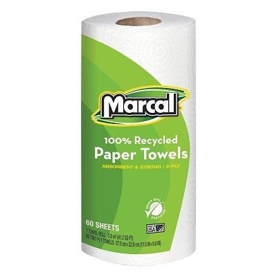 100% Recycled Roll Towels, 5 1/2 x 11, 140 per roll