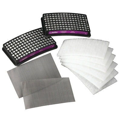 Kits de inicio de alta eficiencia Adflo, (2) filtros; (6) prefiltros; (2) supresores de chispas