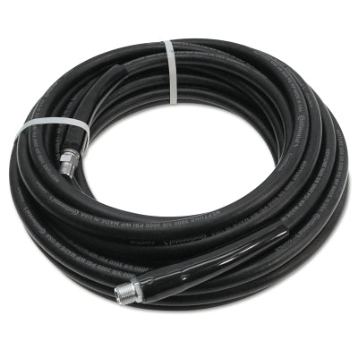 Manguera para hidrolavadora Neptune 3000, 3/8" de diámetro interior, 3/4" de diámetro exterior, 50 pies, negra
