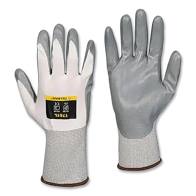 Guantes de manipulación recubiertos de nitrilo, 1765, espuma, tamaño pequeño, color negro
