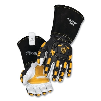 Guantes para MIG y metalurgia, talla extra grande, negros