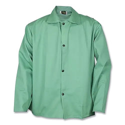 Chaqueta de soldadura ligera resistente al fuego, 6230WC, Westex® Indura® Whipcord, 3XL, verde