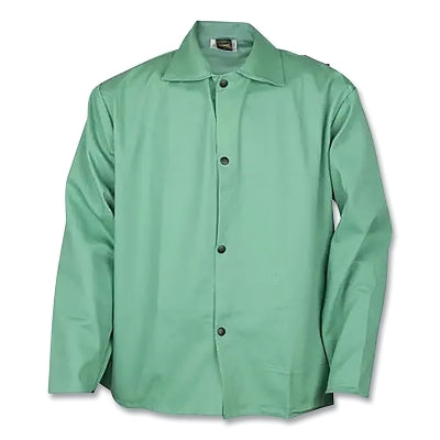 Chaqueta de soldadura ligera resistente al fuego, 6230-36, Westex® FR7A®, 6XL, verde