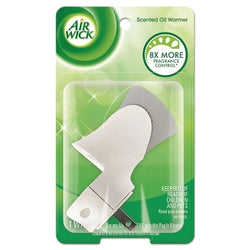 Calentador de aceite perfumado, 2 5/16 de ancho x 3-11/16 de profundidad x 6-5/16 de alto, blanco