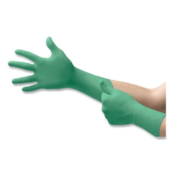 93-360 Disposable Non-Sterile Nitrile and Neoprene Gloves, 7.87 mils thick, Small, Green