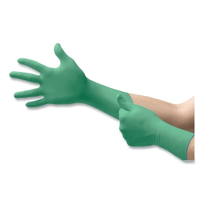 93-360 Disposable Non-Sterile Nitrile and Neoprene Gloves, 7.87 mils thick, Small, Green