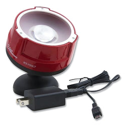 Rechargeable 750 Lumen Rotating Magnetic Work Light, Red/Black