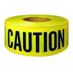 Barricade tape, 3 inches x 1000 feet, red, danger