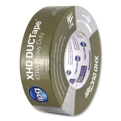 Cinta adhesiva Xhd, 3 pulgadas de ancho x 60 yardas de largo, plateada