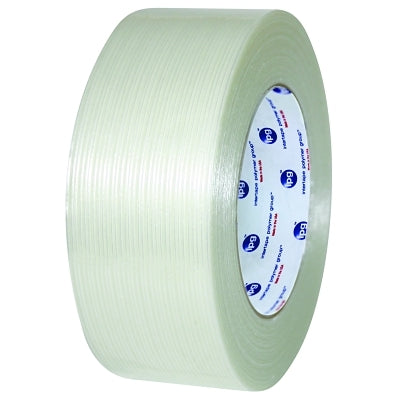 Cinta de filamento de grado medio, 24 mm de ancho x 54,8 m de largo, 131 lb/in, natural, 36/CA, RG3