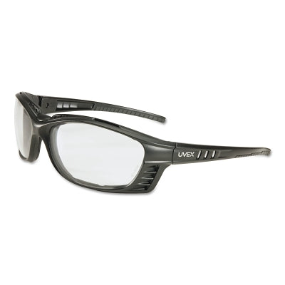 Livewire® sealed goggles, clear polycarbonate lenses, HydroShield® anti-fog coating, matte black frame