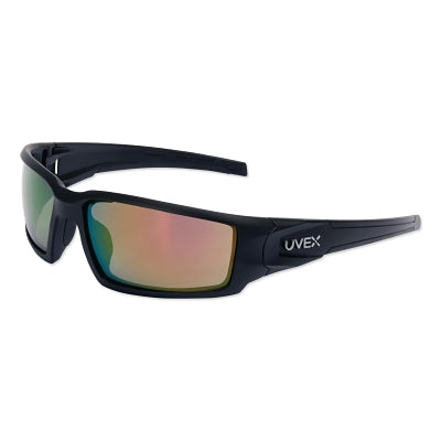 Hypershock™ safety glasses, gray polycarbonate lens, HydroShield® AF, matte black polycarbonate frame