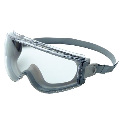 Gafas Stealth®, talla única, lentes grises, marco gris, ventilación indirecta, HydroShield® AF, correa de neopreno