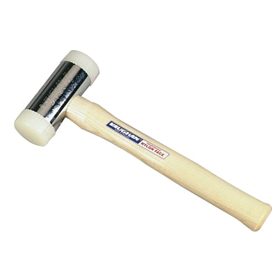 Martillos de nailon con cabeza de 1 lb y 1 1/4 pulg. de diámetro.