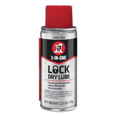 Lubricante seco Lock, 2.5 oz
