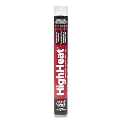 HighHeat™ Epoxy Putty, 7 Inch Long, 4 oz, Stick, No Carton