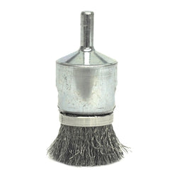 Cepillo de alambre ondulado con banda, acero inoxidable, 1 pulg. x 0,0104 pulg., 10 000 rpm