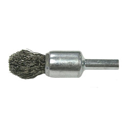 Cepillo de extremo abocinado controlado, acero, 3/4 pulg. de diámetro, 22 000 RPM