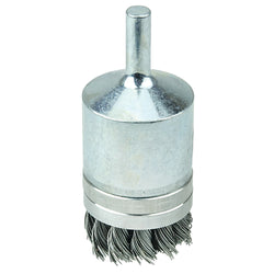 Cepillo de alambre con nudo en banda, acero, 1-1/8 pulg. x 0,014 pulg., 20 000 rpm