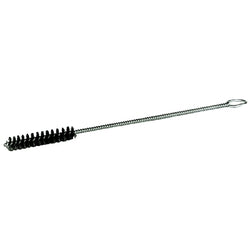 Cepillo de tubo de potencia de un solo vástago y espiral, 1-1/4 pulg., 0.006 SS, 2-1/2 pulg. B.L. (DS-1-1/4