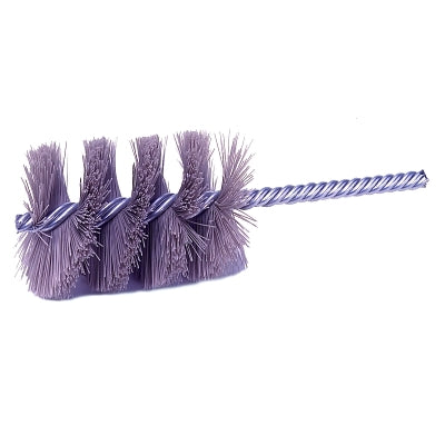 Nylox® Tube Brush, 1/2 in. Diameter, Double Spiral, 0.022 in. Crimped Nylon Fill, 2 in. Brush L