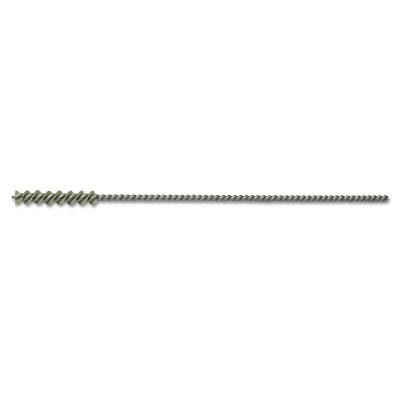 Cepillo de tubo microabrasivo Nylox®, cepillo grande de 1 pulg., espiral simple retorcida, relleno de nailon de 0.125 pulg.