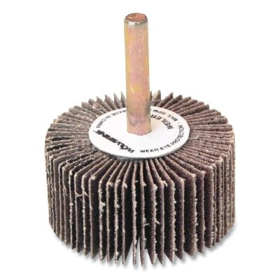 Rueda de aletas montada Wolverine®, 5/8 pulg. de diámetro, grano 40, 30 000 RPM