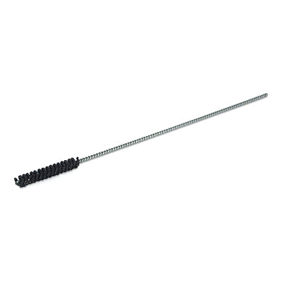 Cepillo de orificio CrossFlex, glóbulos abrasivos, 5-1/2 in de diámetro, 18 in de largo, 0,346 in de diámetro del vástago, grano 20