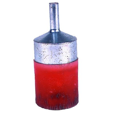 Cepillo de alambre ondulado Polyflex® de punta hueca, acero, 1/2 pulg. x 0,0104 pulg., 18 000 rpm