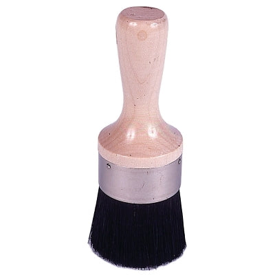 Pincel para esténcil, cerdas chinas negras de 2 pulgadas, mango de madera, borde de 1-3/4 pulgadas