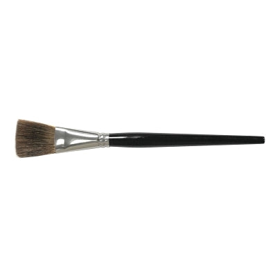 Flat marking brush, 1 inch wide, ox hair, 1-3/8 inch edge