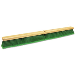 Cepillo sintético para suelos con bandera verde, bloque de espuma sintética, relleno de polipropileno
