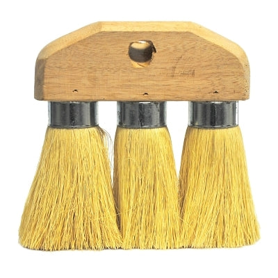 Ceiling brushes, 6 1/4 in. hardwood block, 3 1/4 in. L-molding, Tampico filler