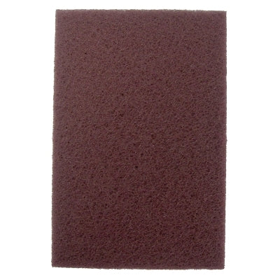 Almohadilla de mano no tejida, 9 x 6 pulgadas, marrón, óxido de aluminio, marrón, resistente