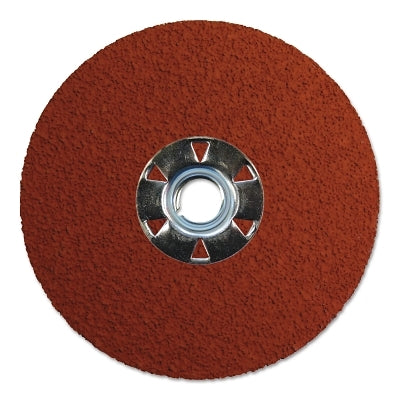 Disco de fibra de resina cerámica Tiger®, 7 pulgadas de diámetro, eje UNC de 5/8 pulgadas 11, grano 24