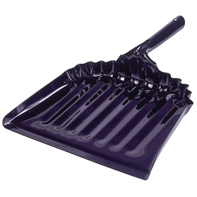 Dustpan, 12 inches wide, 13-1/2 inches long, 20 gauge steel, black
