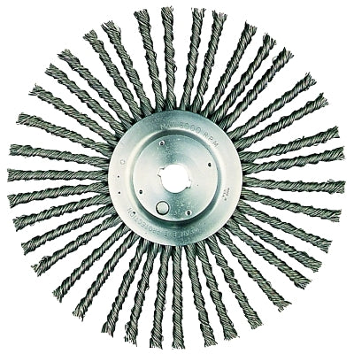 Grout and crevice cleaning brush, 30.5 cm deep x 9.5 cm wide, 0.08 cm steel wire, 38 knots