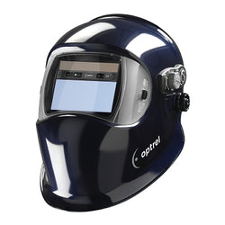 Cascos de soldadura, azul oscuro, 4,25 x 2 pulgadas, tono 5-13