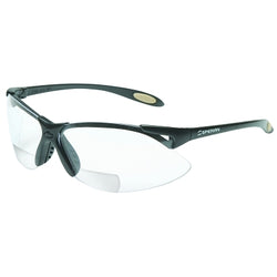 Gafas de lectura con lupa A900, +2,5 dioptrías, lentes con revestimiento duro de policarbonato gris