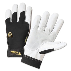Guantes de cabra de grano resistentes, grandes, piel de cabra