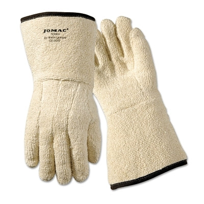 Guantes de autoclave Jomac KELKLAVE, grandes, puños de 28 cm, color blanco natural