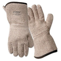Jomac® gloves with cotton lining, extra large, brown/white
