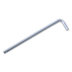 Hex key with ball end, 22 pieces, chrome plated