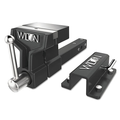 ATV® Off-Road Bench Vise, 6" Jaw Width, 5" Throat Depth, Stationary, Includes Mounting Bracket